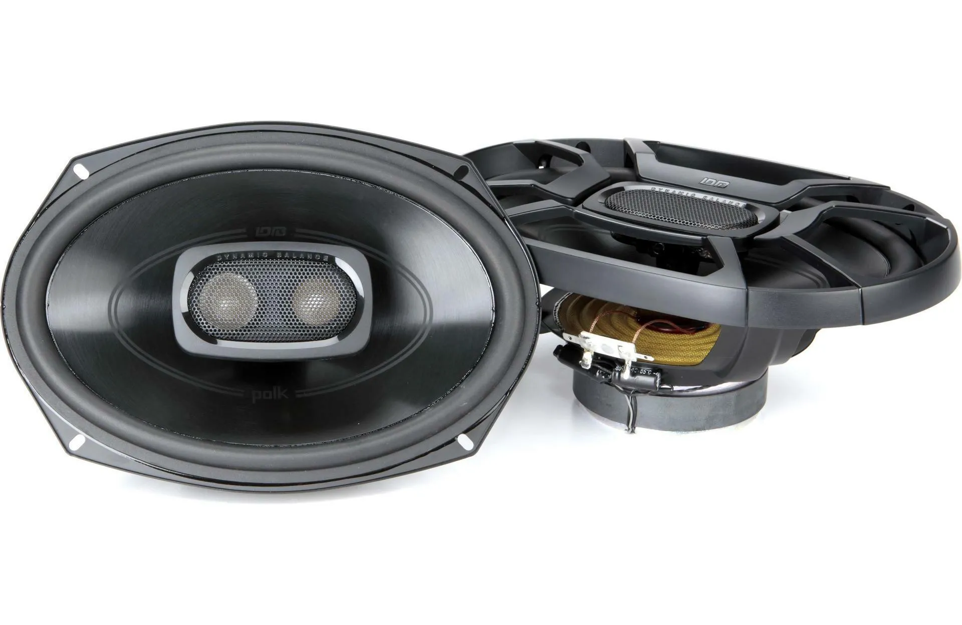 2 Pair Of Polk Audio DB692 DB  6x9-inch (DB 692) 900W Peak (300W RMS) 6"x9" DB  Series 3-way Car & Marine Coaxial Speakers