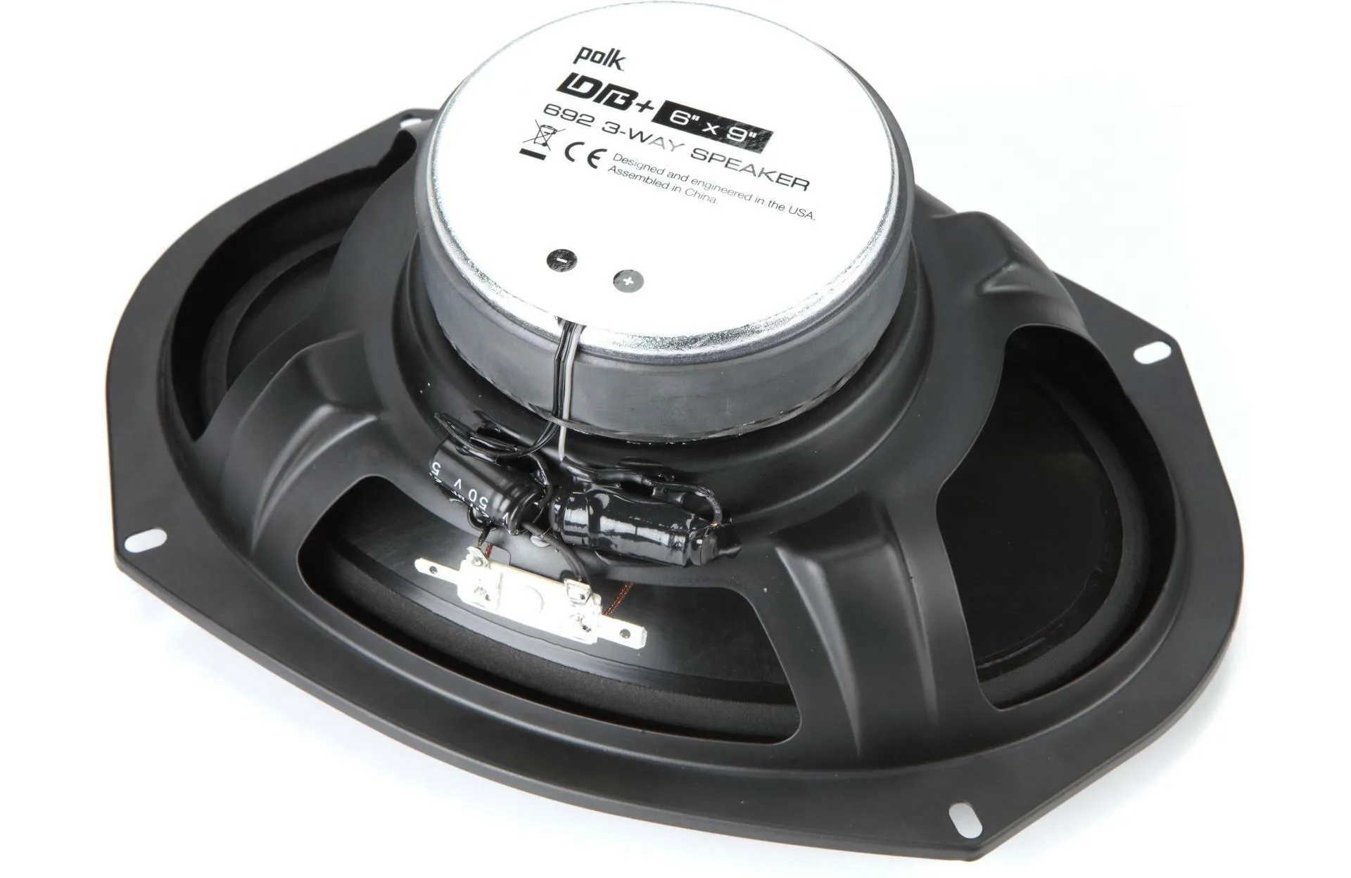 2 Pair Of Polk Audio DB692 DB  6x9-inch (DB 692) 900W Peak (300W RMS) 6"x9" DB  Series 3-way Car & Marine Coaxial Speakers