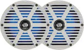 6-1/2" HYBRID GRILLE SPEAKERS W/LED LIGHTS