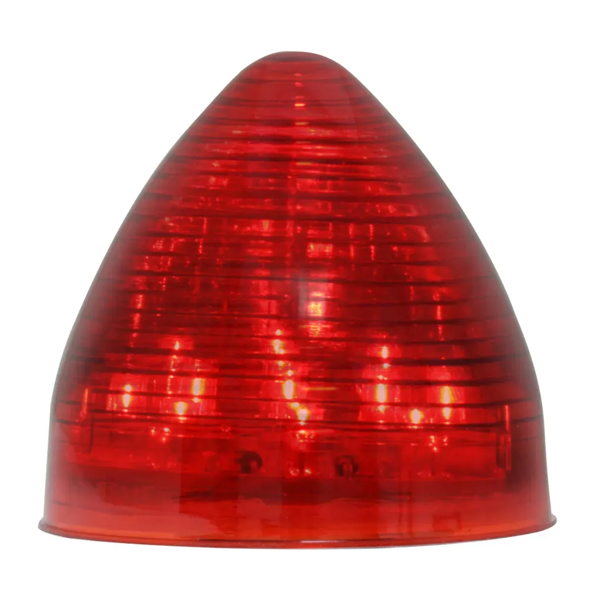 79307 2.5" BEEHIVE RED/CLEAR 13-LED LIGHT