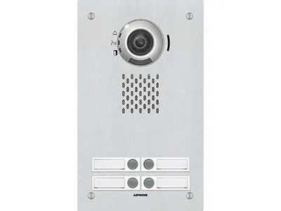 Aiphone IX-DVF-4A IP Video Door Station with 4 Call Buttons.