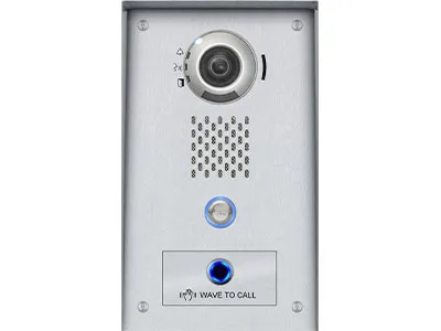 Aiphone IX-DVF-HW IP Video Door Station with Hand Wave Call Sensor and Surface Mount Box