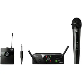 AKG 3352X00060 WMS40 Mini Wireless Handheld & Bodypack Dual System (Channels B & D)