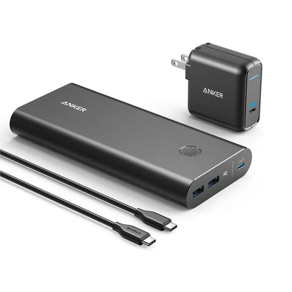 Anker PowerCore  26800mAh PD 45W with 60W PD Charger   Charger Powerport III Mini Black