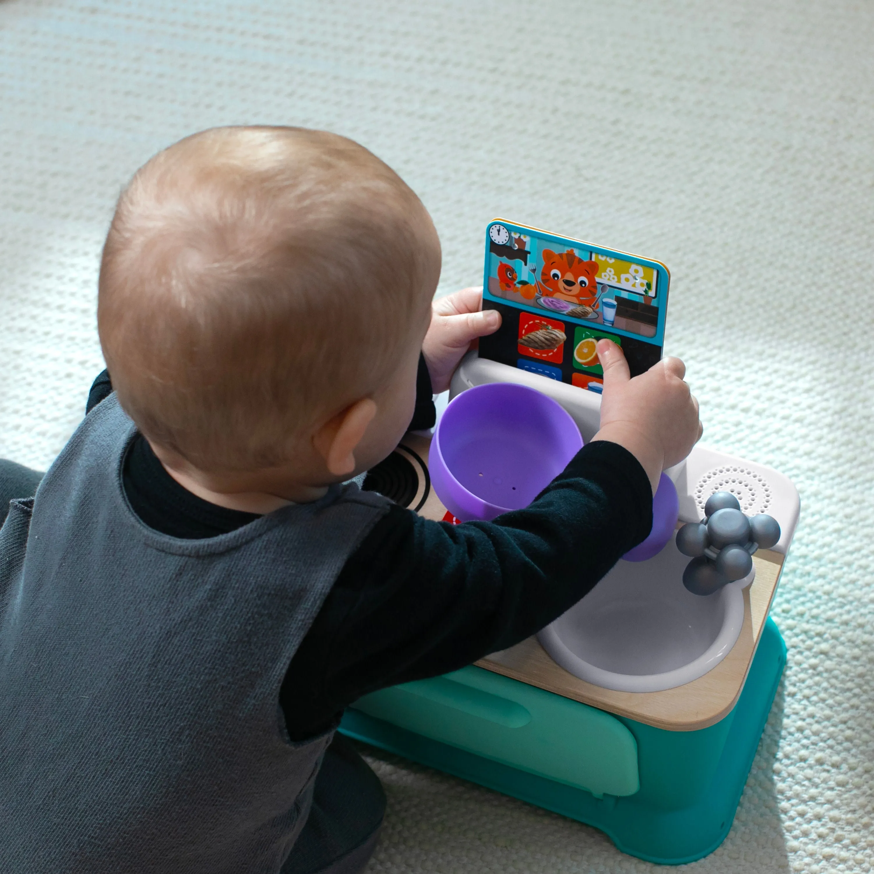 Baby Einstein   Hape Magic Touch Kitchen Pretend to Cook Toy, Ages 9 Months and Up