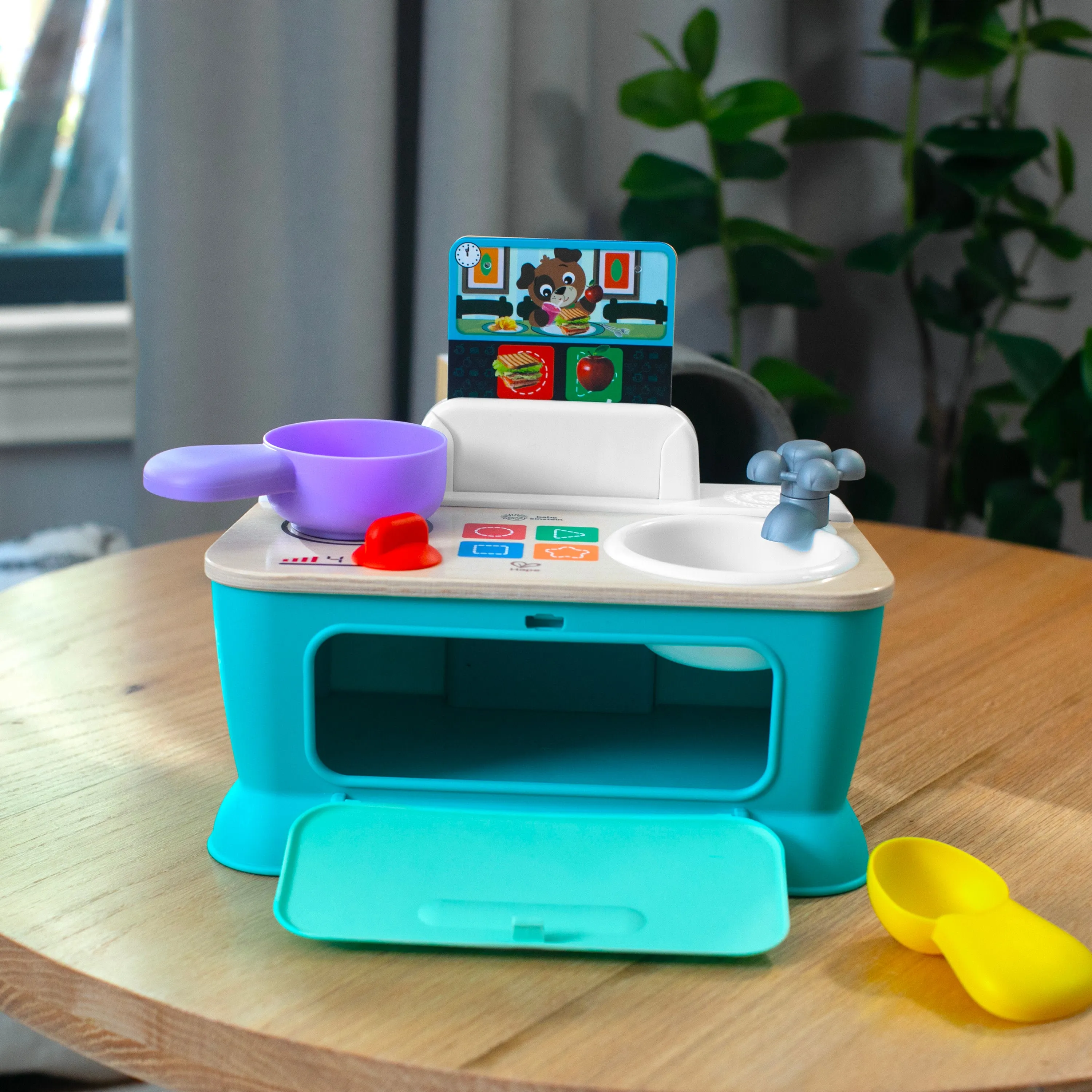 Baby Einstein   Hape Magic Touch Kitchen Pretend to Cook Toy, Ages 9 Months and Up