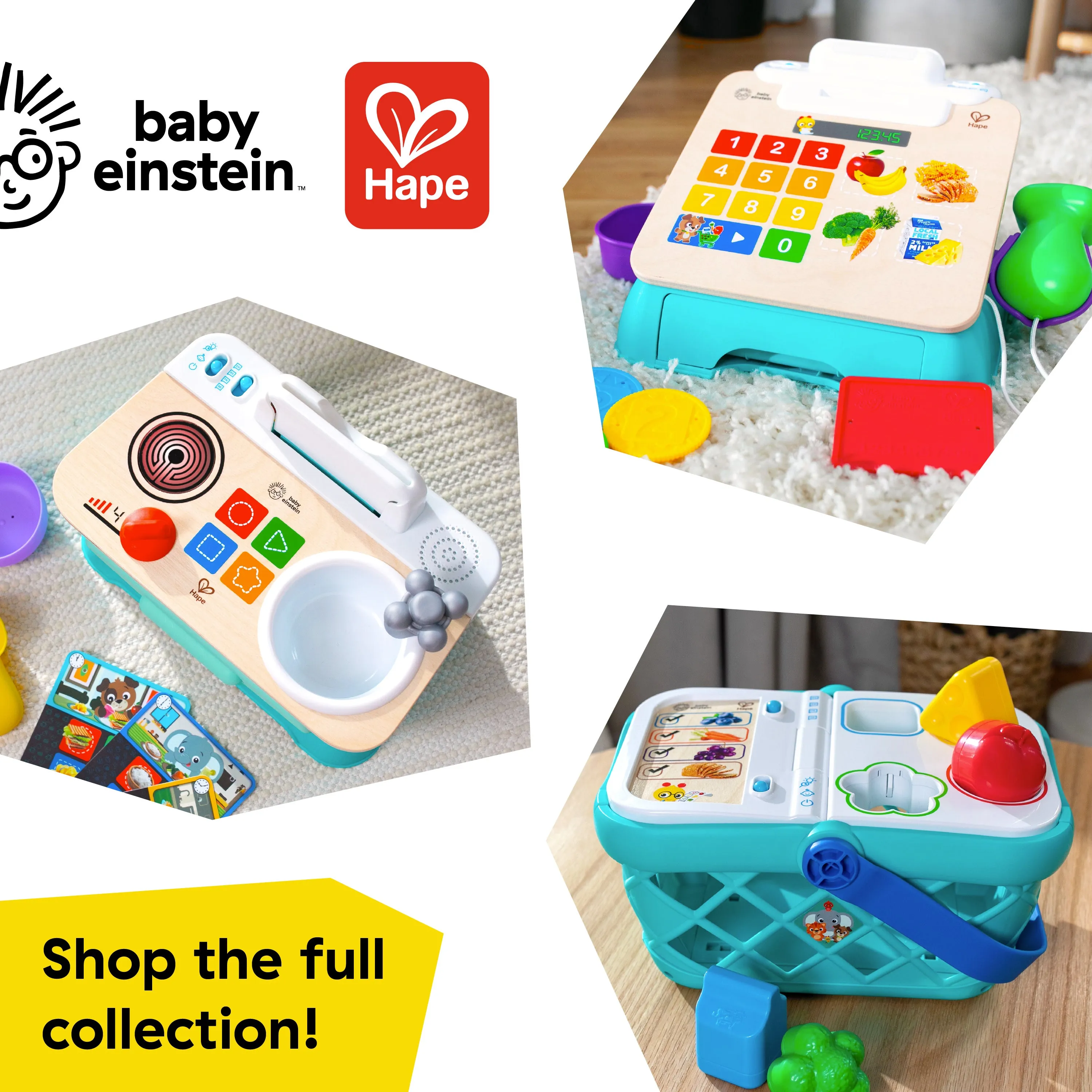 Baby Einstein   Hape Magic Touch Kitchen Pretend to Cook Toy, Ages 9 Months and Up