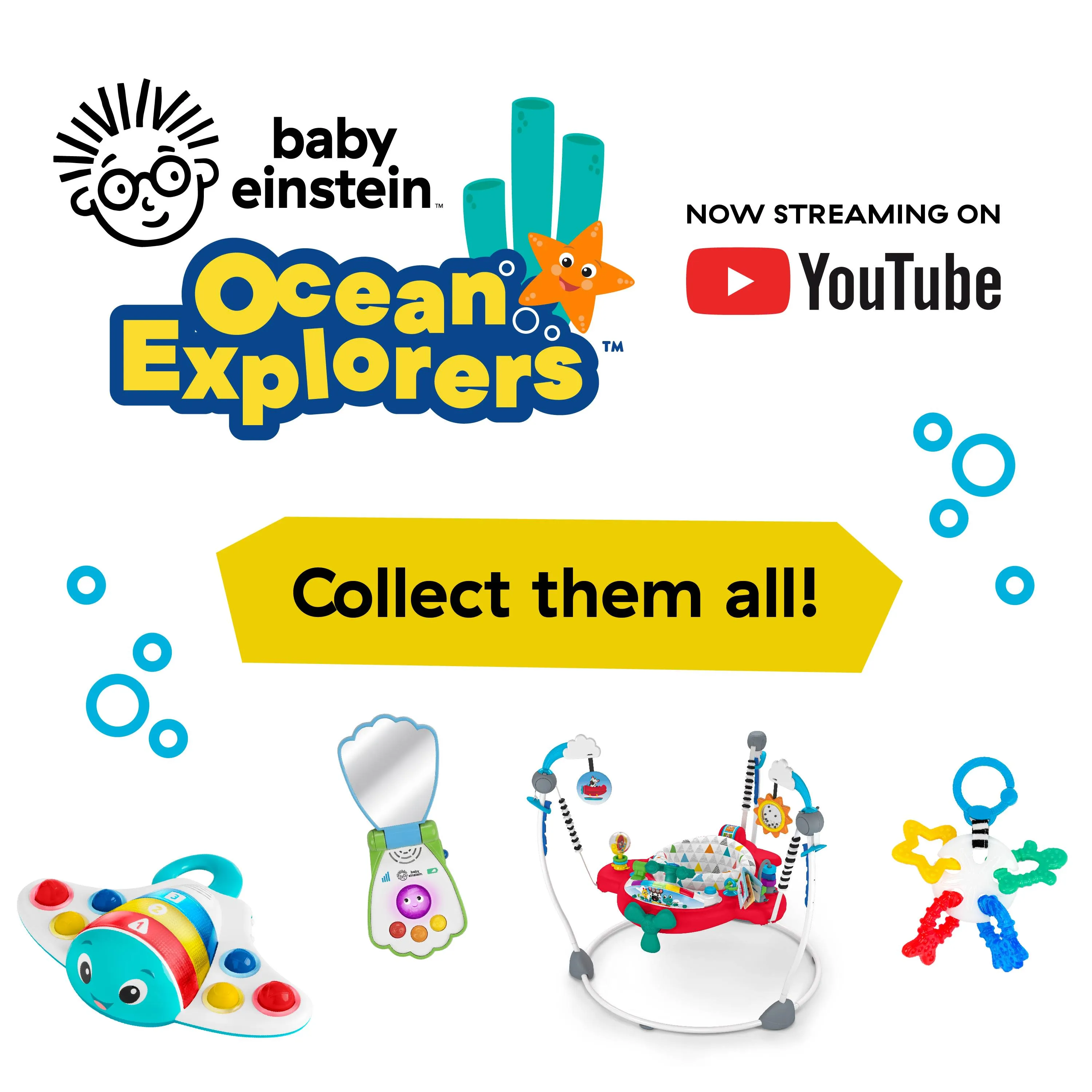 Baby Einstein Ocean Explorers Neptunes Cuddly Composer Musical Discovery Toy