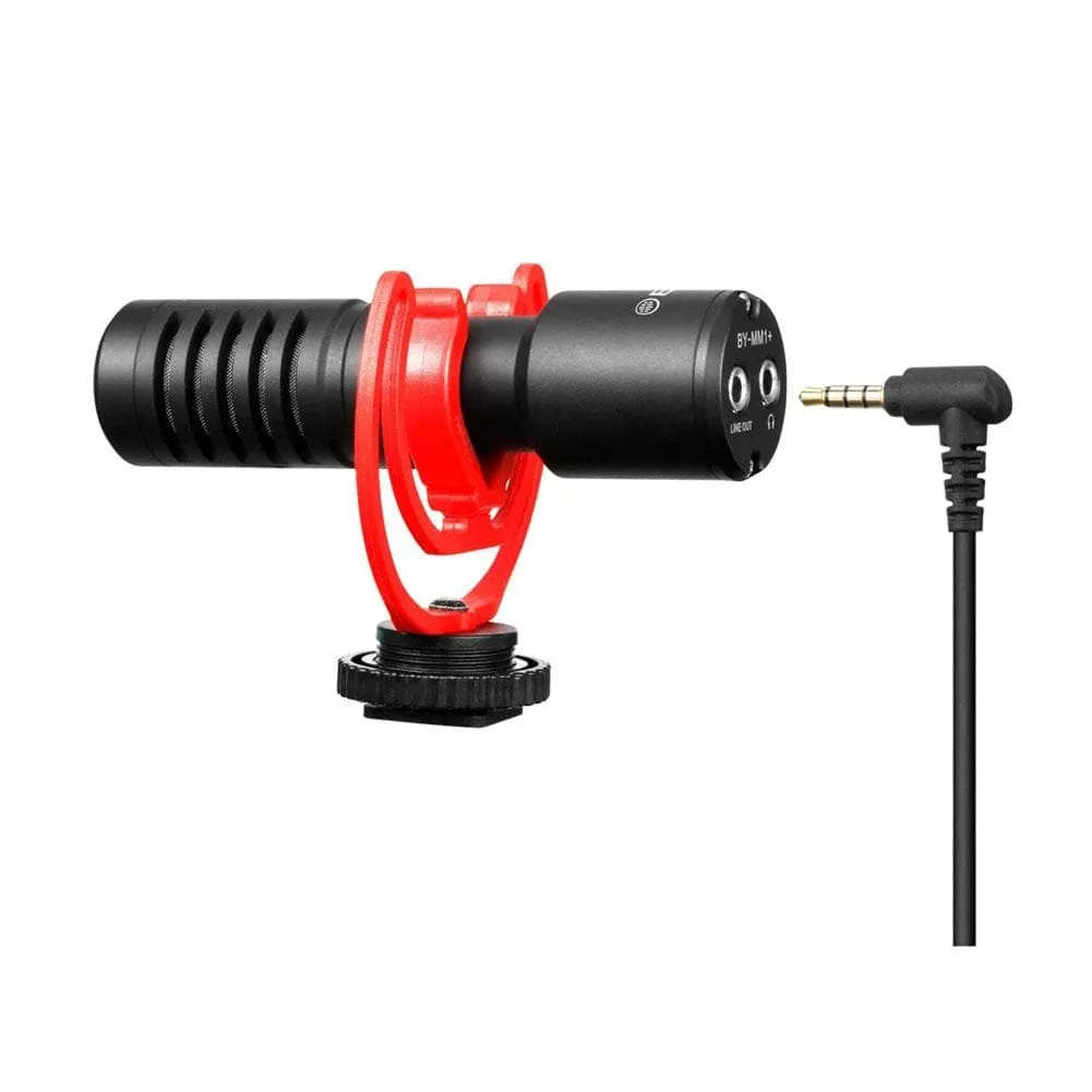 Boya BY-MM1  Super-Cardiod Shotgun Microphone for Smartphones and DSLR's