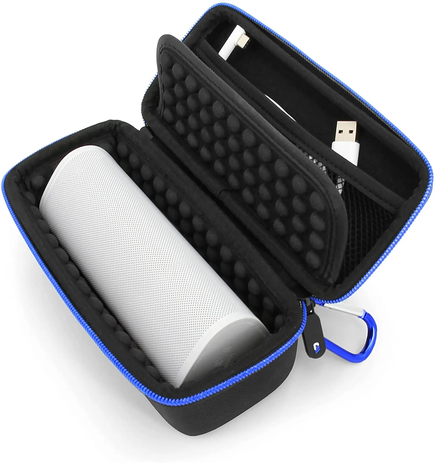 CASEMATIX Hard Case Compatible with the Sonos Roam Portable Smart Speaker and Bluetooth Accessories - Includes Black Hard Case Only with Wrist Strap