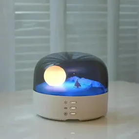 Crescent Night Light With Soothing Music