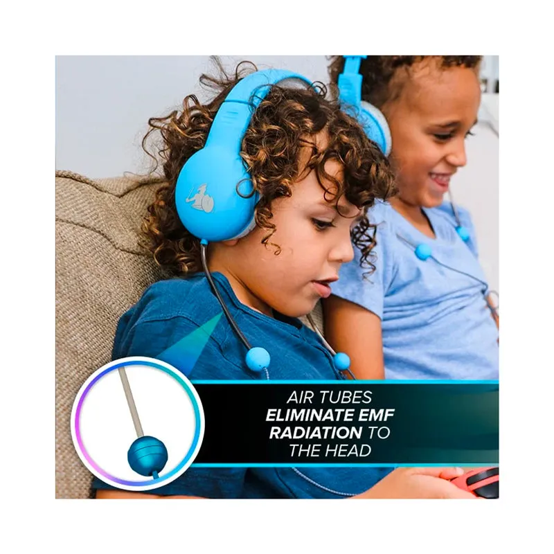 DefenderShield EMF Radiation-Free Air Tube Kids Headphones