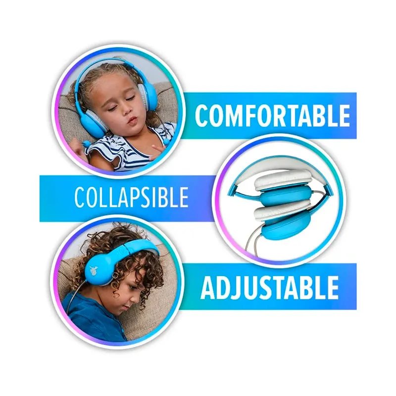 DefenderShield EMF Radiation-Free Air Tube Kids Headphones