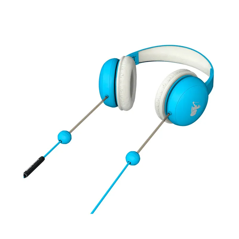 DefenderShield EMF Radiation-Free Air Tube Kids Headphones