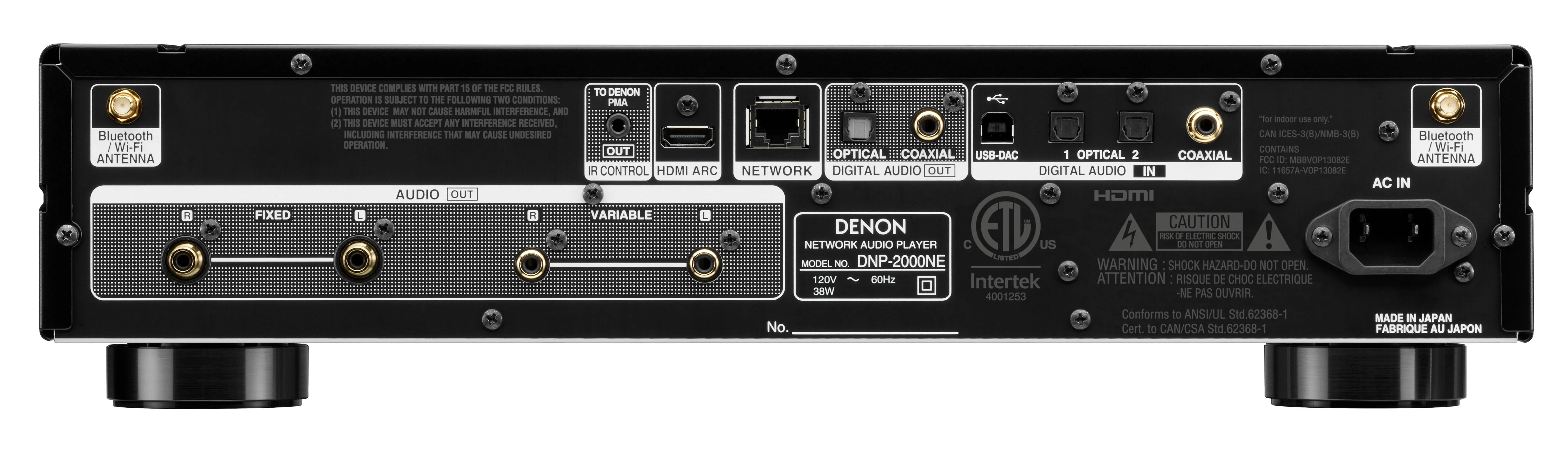 Denon DNP-2000NE High-Resolution Audio Streamer with HEOS Built-in