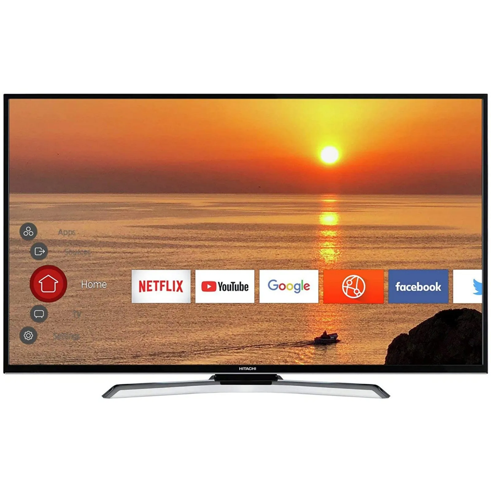 Hitachi 43 Inch 43HK6100U Smart 4K UHD LED TV (Built-in WiFi, Wireless Display) - Foreign Used