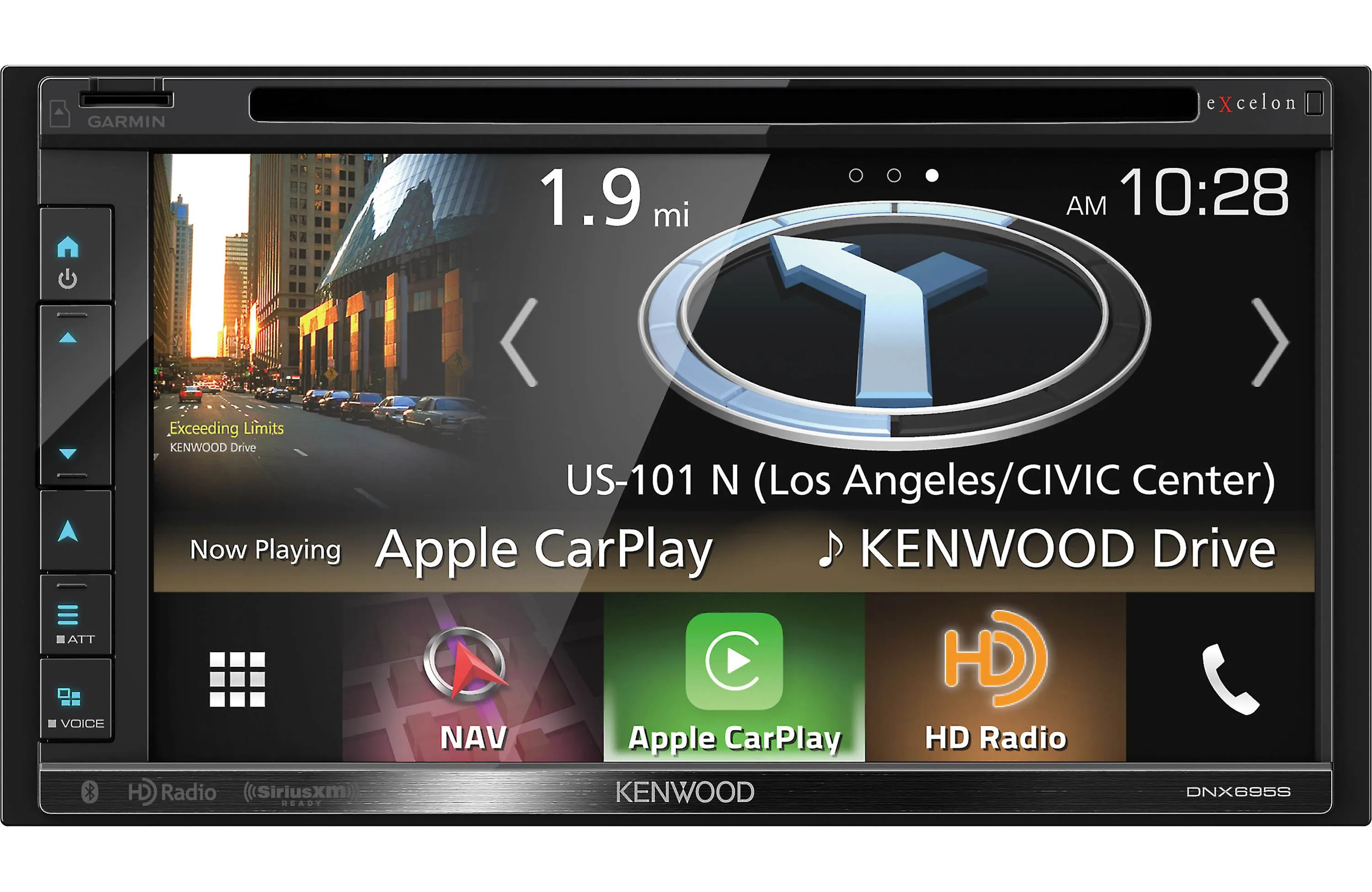 Kenwood DNX695S 6.8" AV Navigation System with Bluetooth & HD Radio