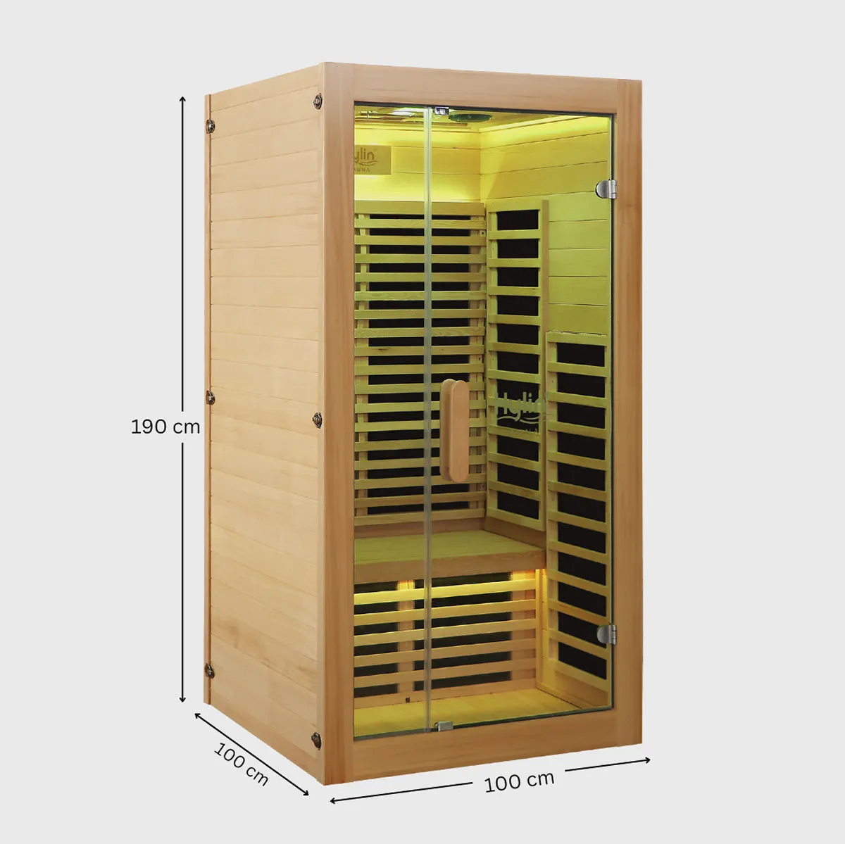 Kylin Sauna - Horizon Carbon Infrared Sauna Room 1 Person HL-200K