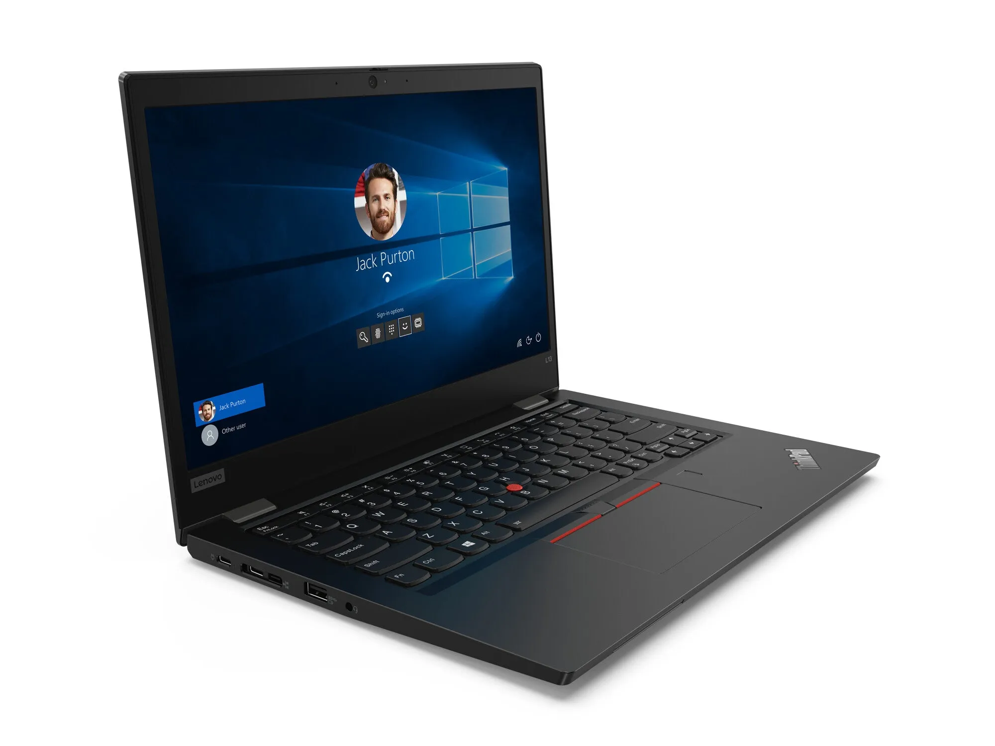 Lenovo ThinkPad L13 Gen 2 (AMD) AMD Ryzen™ 5 PRO 5650U Laptop 33.8 cm (13.3") Full HD 8 GB DDR4-SDRAM 256 GB SSD Wi-Fi 6 (802.11ax) Windows 10 Pro Black