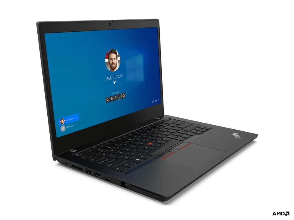 Lenovo ThinkPad L14 AMD Ryzen™ 5 PRO 5650U Laptop 35.6 cm (14") Full HD 8 GB DDR4-SDRAM 512 GB SSD Wi-Fi 6 (802.11ax) Windows 10 Pro Black