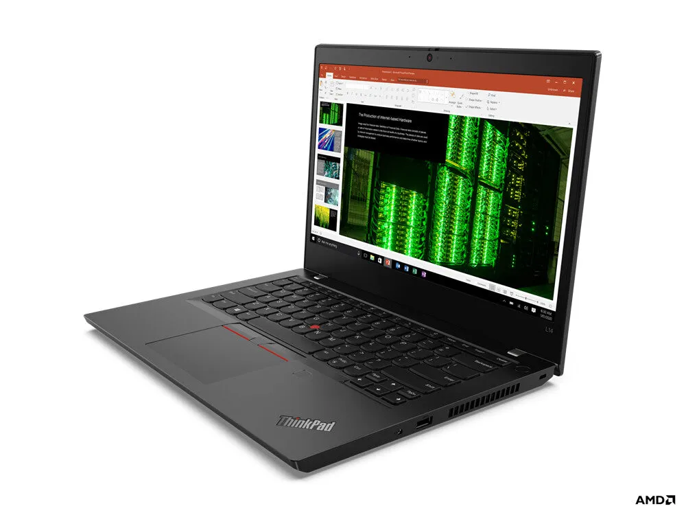 Lenovo ThinkPad L14 AMD Ryzen™ 5 PRO 5650U Laptop 35.6 cm (14") Full HD 8 GB DDR4-SDRAM 512 GB SSD Wi-Fi 6 (802.11ax) Windows 10 Pro Black