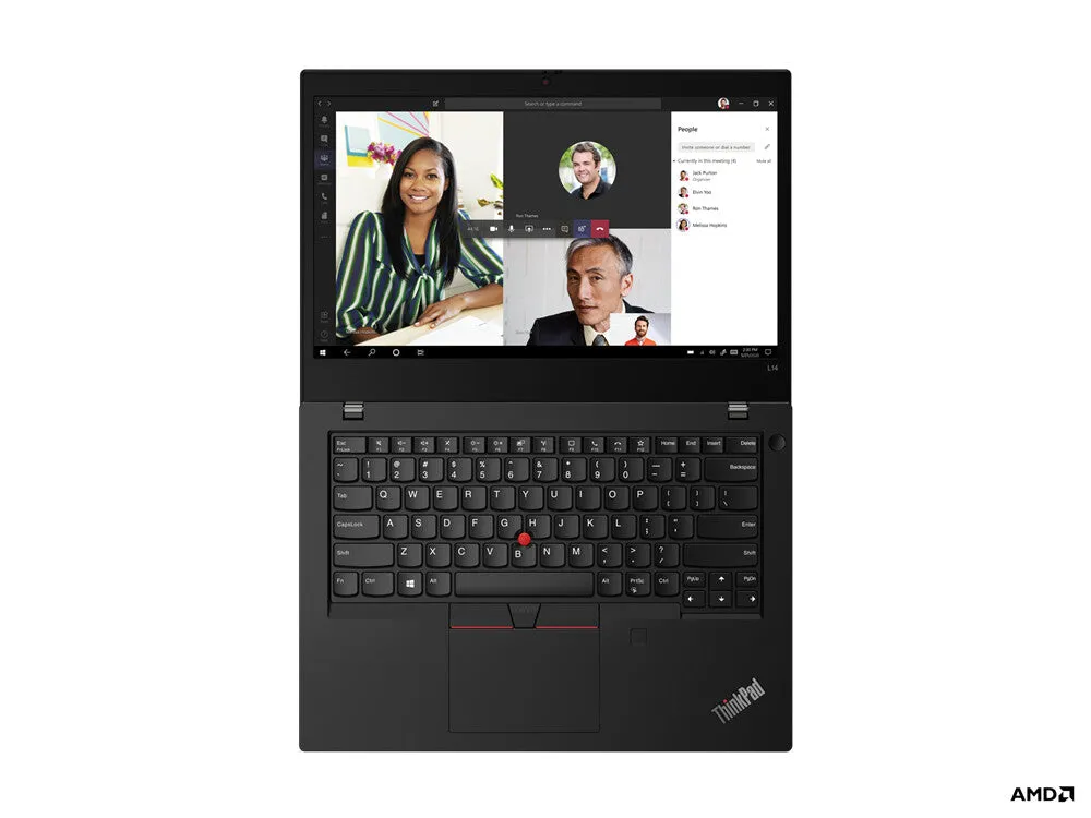 Lenovo ThinkPad L14 AMD Ryzen™ 5 PRO 5650U Laptop 35.6 cm (14") Full HD 8 GB DDR4-SDRAM 512 GB SSD Wi-Fi 6 (802.11ax) Windows 10 Pro Black