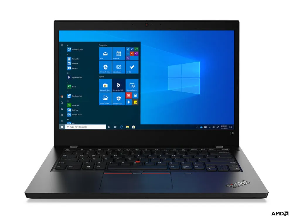 Lenovo ThinkPad L14 AMD Ryzen™ 5 PRO 5650U Laptop 35.6 cm (14") Full HD 8 GB DDR4-SDRAM 512 GB SSD Wi-Fi 6 (802.11ax) Windows 10 Pro Black