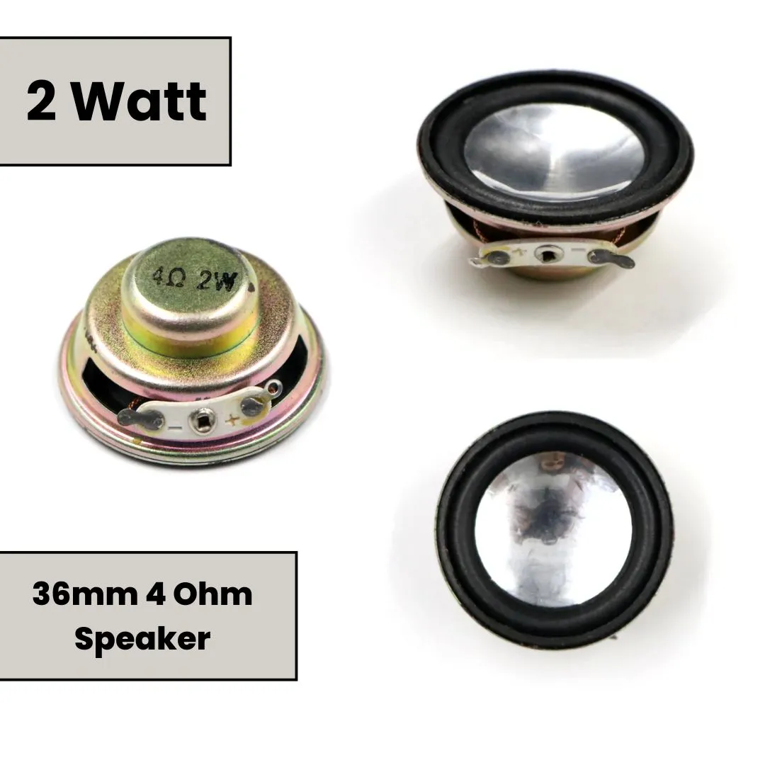 (Low Cost) 36mm 4 Ohm Internal Magnetic Speaker