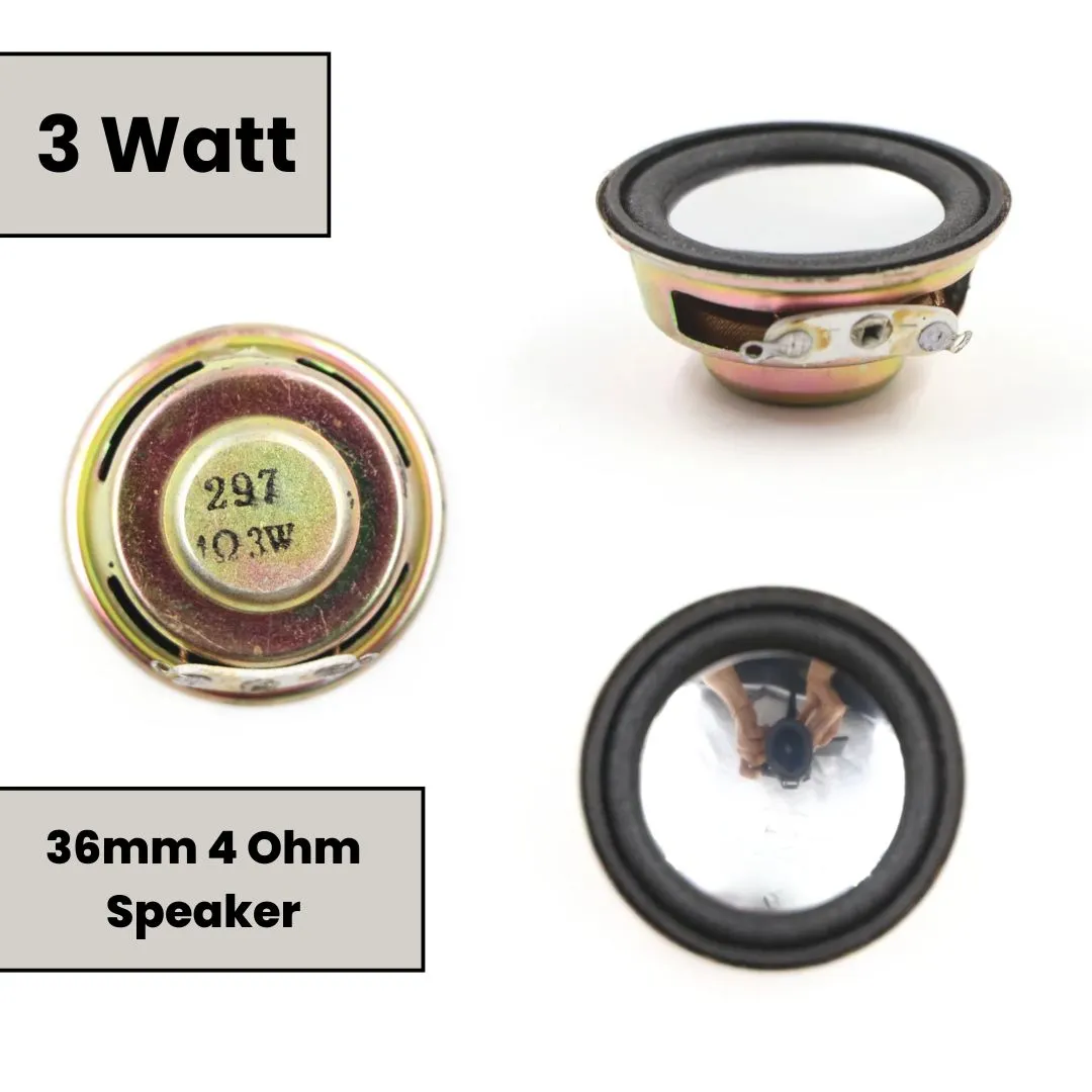 (Low Cost) 36mm 4 Ohm Internal Magnetic Speaker