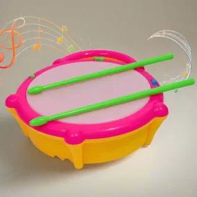 Musical Flash Drum with 3D Lights for Babies