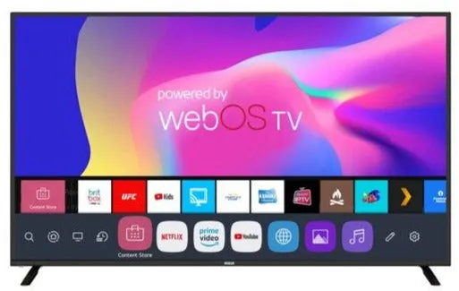 RCA 65" 4K 2160P UHD Smart Television with WebOs - Black (RWOSU6547)