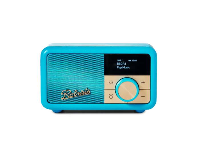 Roberts Revival Petite DAB DAB  Bluetooth Rechargeable Digital Radio Electric Blue