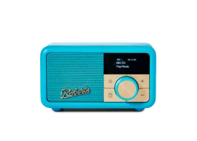 Roberts Revival Petite DAB DAB  Bluetooth Rechargeable Digital Radio Electric Blue