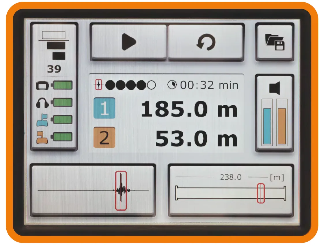 Sewerin SeCorrPhon AC200 SDR Combination Leak Correlator and Acoustic Leak Detector