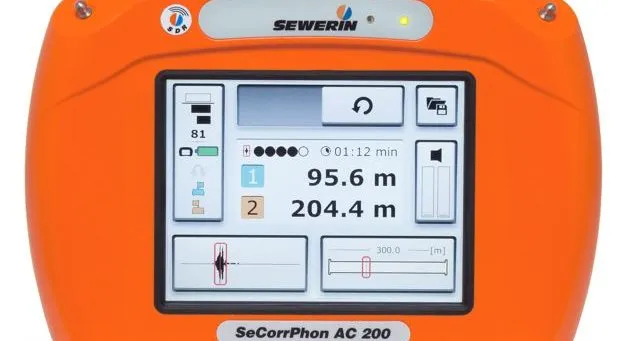 Sewerin SeCorrPhon AC200 SDR Combination Leak Correlator and Acoustic Leak Detector