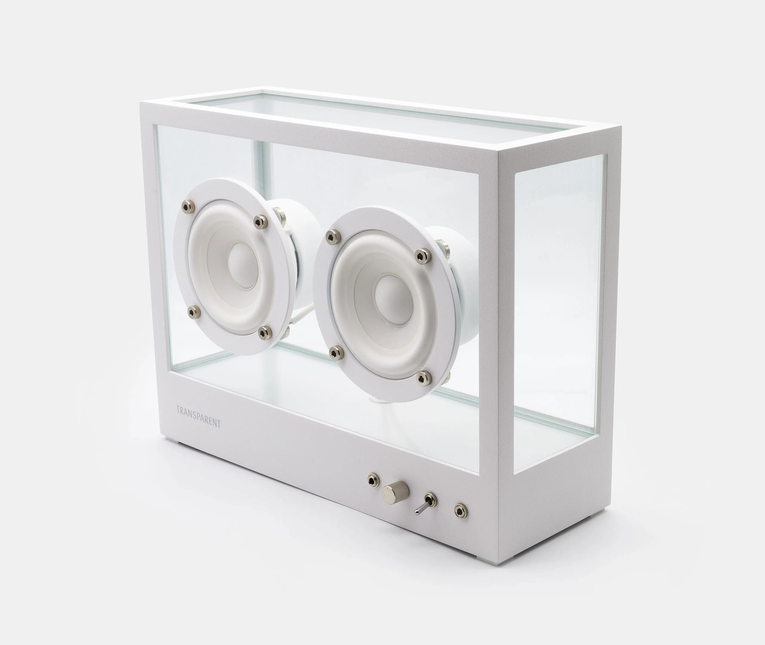 Small Transparent Speaker - White