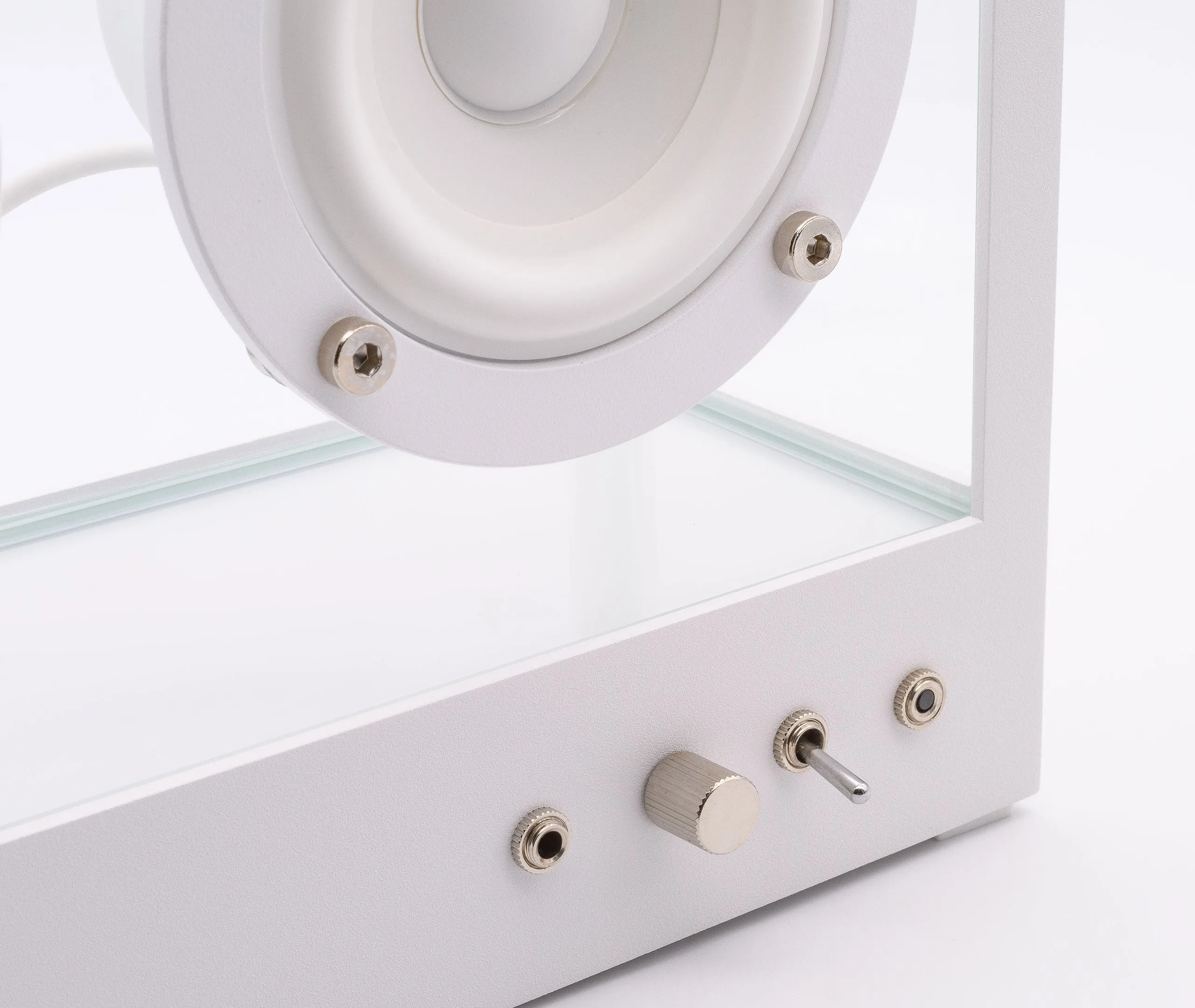 Small Transparent Speaker - White