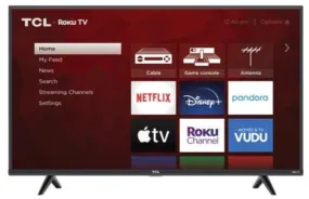 TCL 43" Class 4-Series 4K UHD HDR Roku Smart TV (43S431)