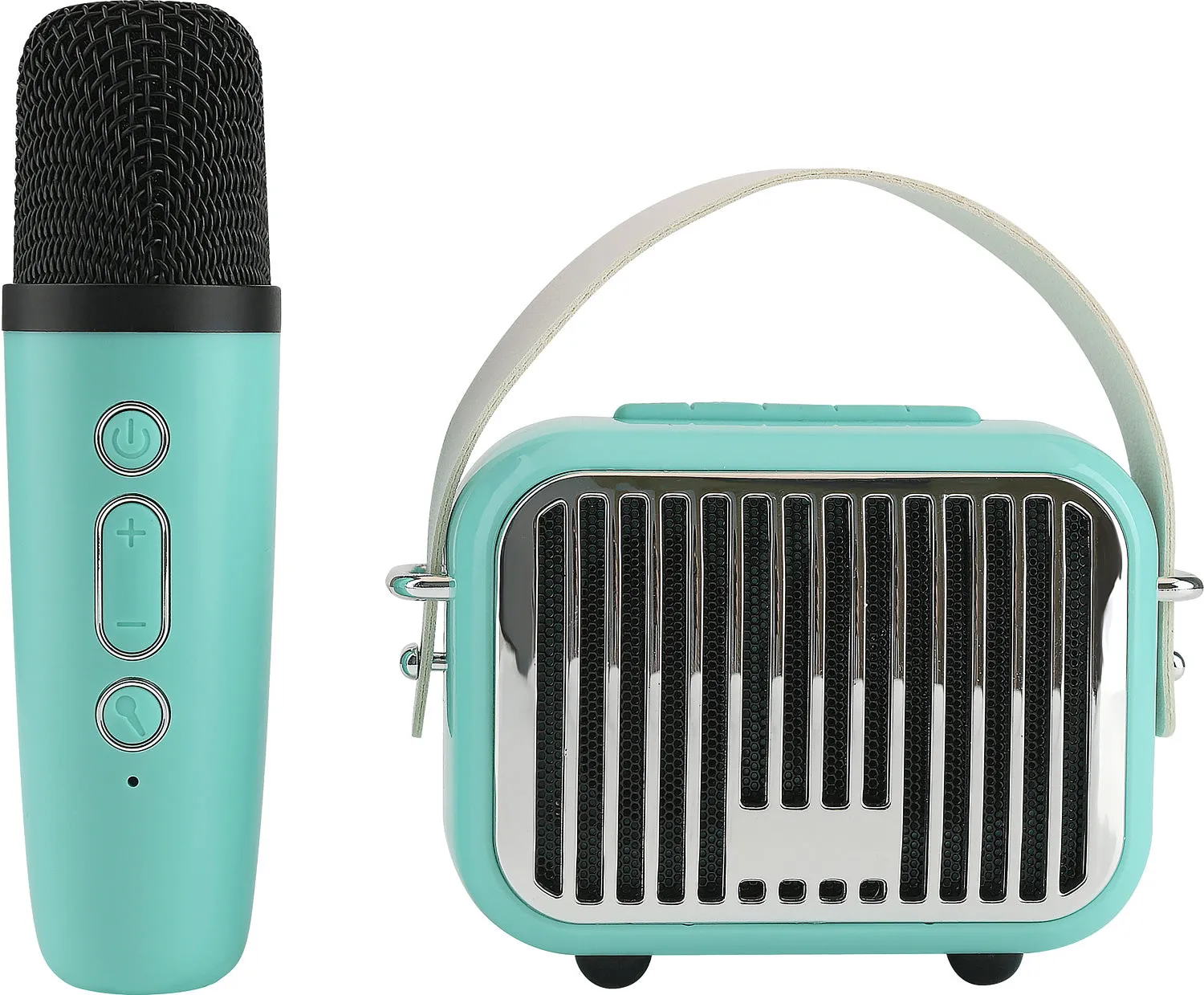 Teal Pocket Karaoke Speaker & Mic Set