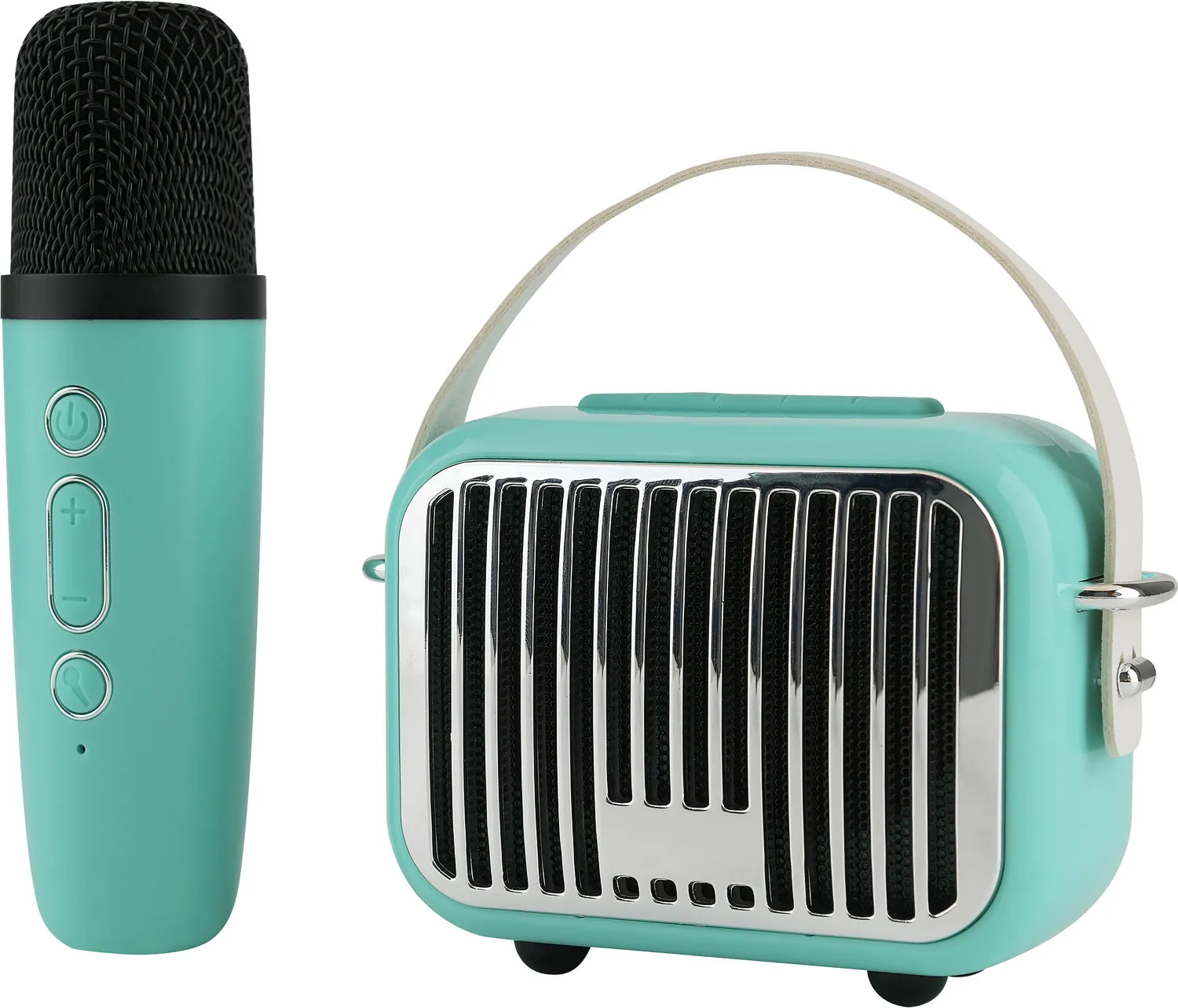 Teal Pocket Karaoke Speaker & Mic Set