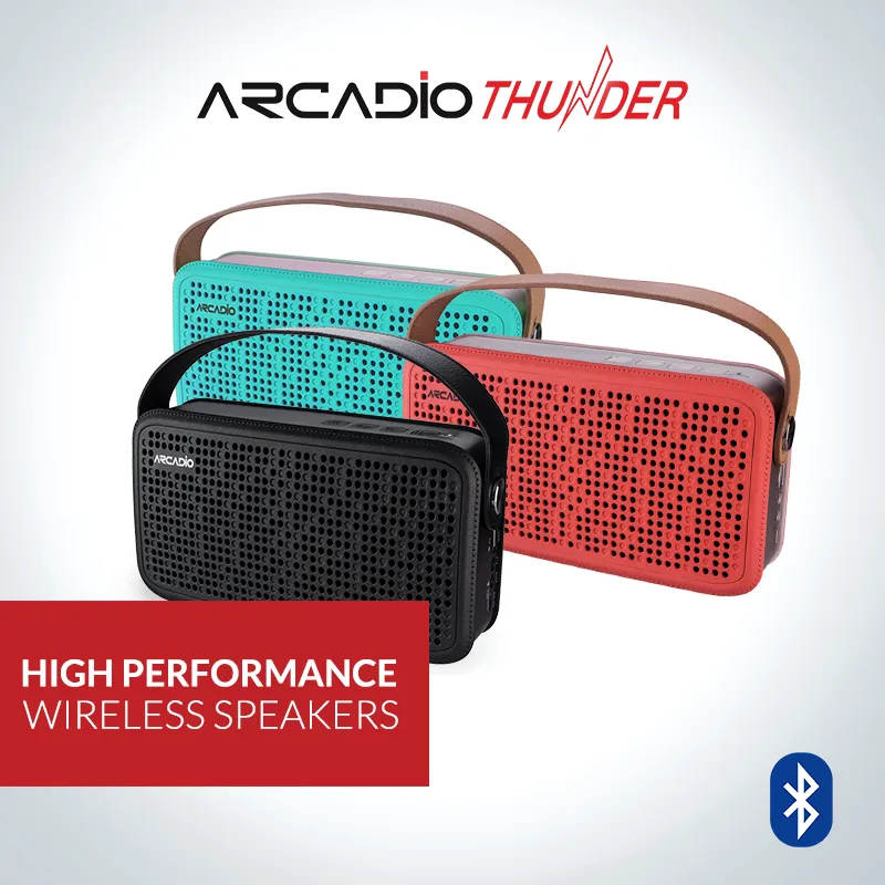 THUNDER - Portable Bluetooth Speaker - Aqua Green