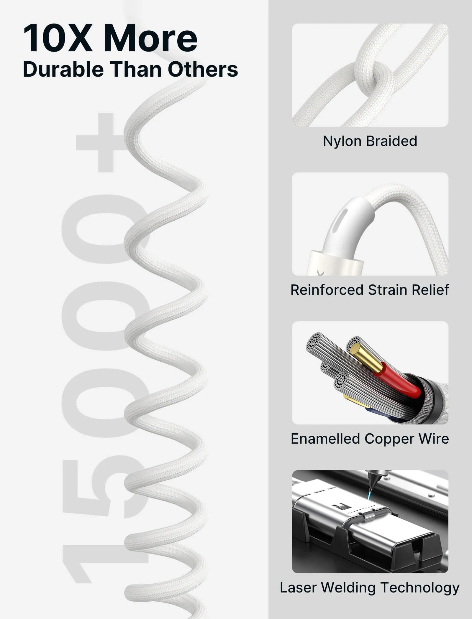 USB-C to 3.5mm Spring Audio Cable