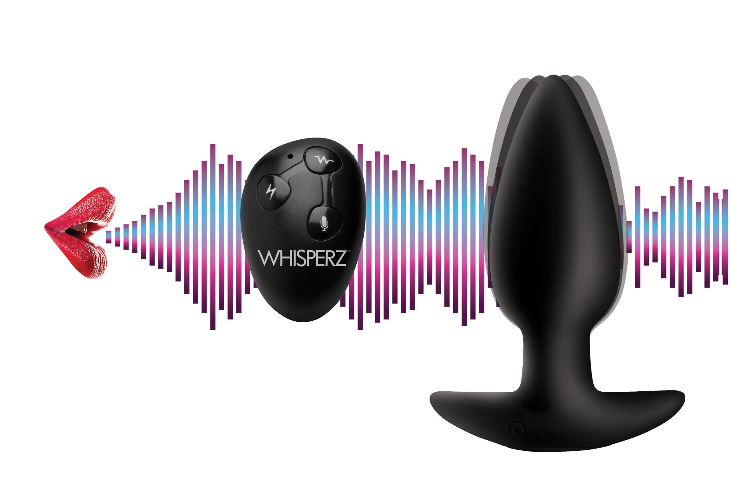 Voice Activated 10x Vibrating Butt Plug With Remote Control